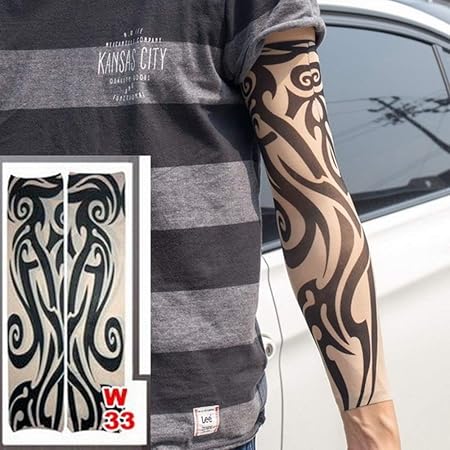 Tzxdbh 3pc Nouveau Manchon De Tatouage Extensible 100