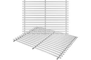 Hisencn Grill Cooking Grates for Nexgrill 4-5 Burner Grills 720-0783E 720-0697 720-0888 720-0783C, for Charbroil 463241113 463449914, for Master Forge 1010037 Grids Replacement Part, 17 1/4"