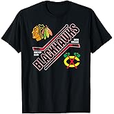 Chicago Blackhawks Force Black Officially Licensed T-Shirt