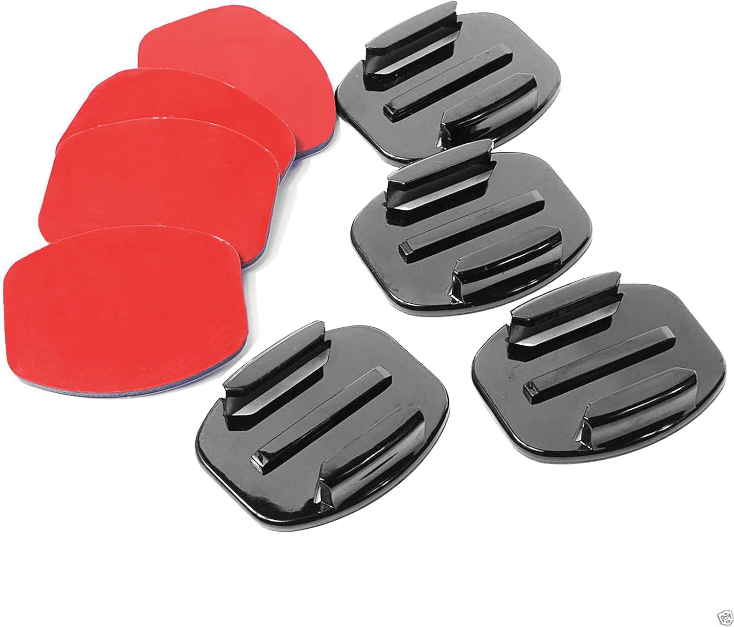 SHOOT Helmet Accessories Kit Set 12x Surface Mounts + 12x Adhesive Stickers Sticker Pads for GoPro Hero 12/11/10/9/8/7/6/5/4/3+/3 Hero Session SJ4000 SJ5000 Action Cameras - Image 4