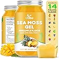 OALSE Sea Moss Gel - Raw Nutritious Irish Sea Moss Gel Rich in 102 Vitamins and Minerals, Proteins & Vitamins, Vegan-Friendly 28OZ Pineapple Flavor
