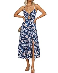 Fashionme Women Midi Satin Dresses Tie Front