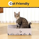 Conlun Cat Scratching Board with Box Large Heavy-Duty Cardboard Scratch Pad view 5