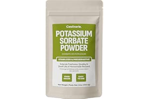 Coolinario Potassium Sorbate (12 Oz) Food Grade Preservative for Wine Stabilization, Homemade Jams, Baked Goods, Cheese Makin