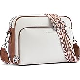 Lexiyat Crossbody Purses for Women Vegan Leather Travel Anti Theft Bags Guitar Strap Shoulder Purse with Built in Wallet