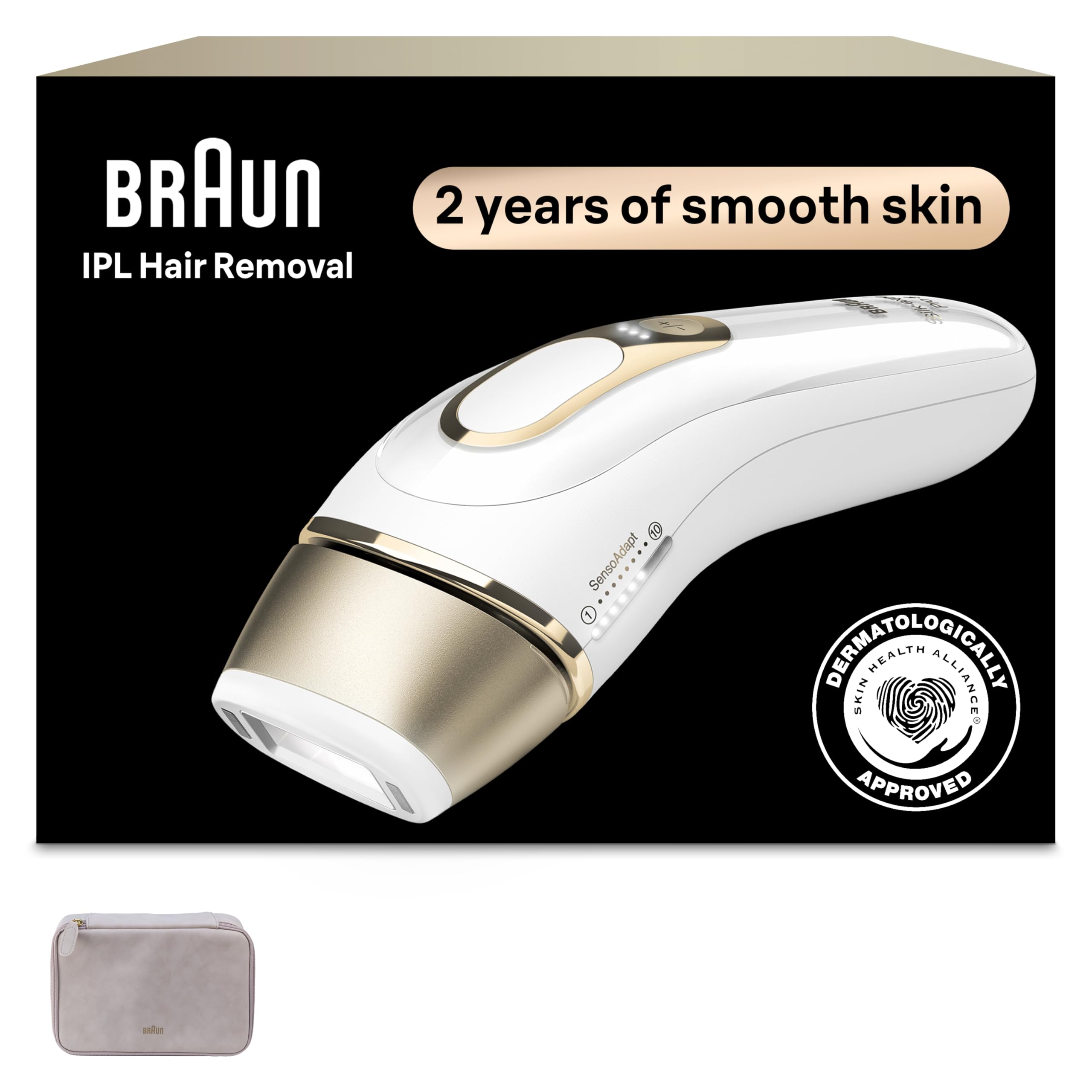 Photo 1 of Braun IPL, Silk·Expert Pro 5, IPL Hair Removal for Women and Men, Permanent Laser Hair Reduction At-Home, 1 Head, IPL5100