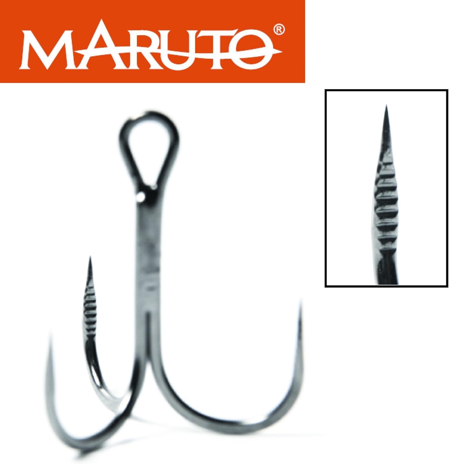 MARUTO Semi Barbless Treble Hooks Barbless Hooks for Fishing Treble
