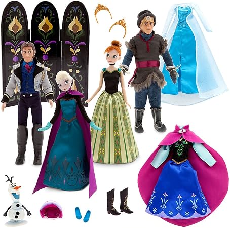 Amazon Usディズニーストア 限定品 アナと雪の女王 デラックスドールセット フィギュア ドール 通販