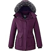 wantdo Women's Winter Coats Warm Thicken Puffer Parka Jacket with Hood