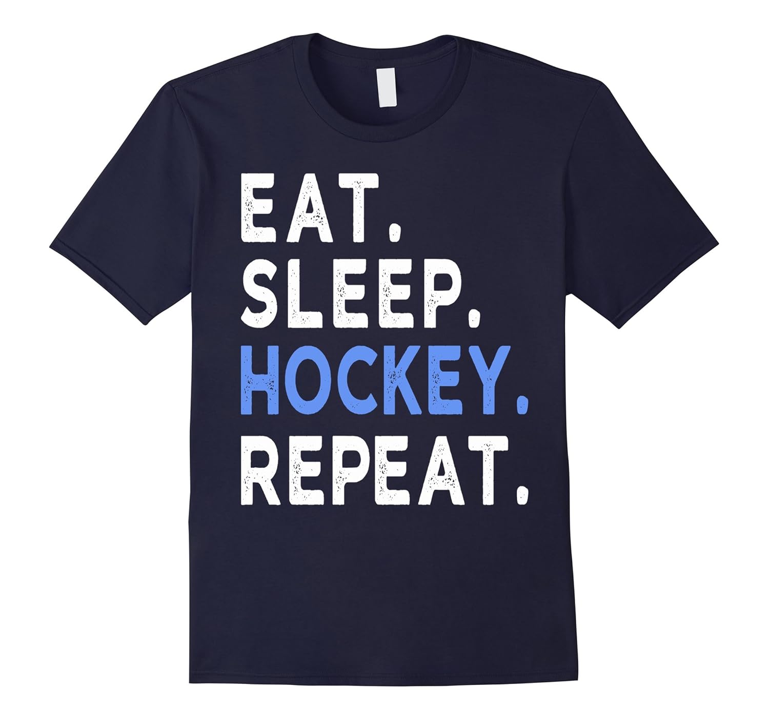 Eat Sleep Hockey Repeat T-Shirt - Sport Player Or Fans Shirt-Rose