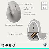Logitech Lift Vertical Ergonomic Mouse Wireless Bluetooth or Logi Bolt Receiver view 6