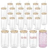 Maucircol 16 Oz Acrylic Snowglobe Tumbler, 25 Pack