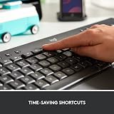 Logitech Signature K650 Wireless Keyboard with Wrist Rest UK QWERTY Grey view 3