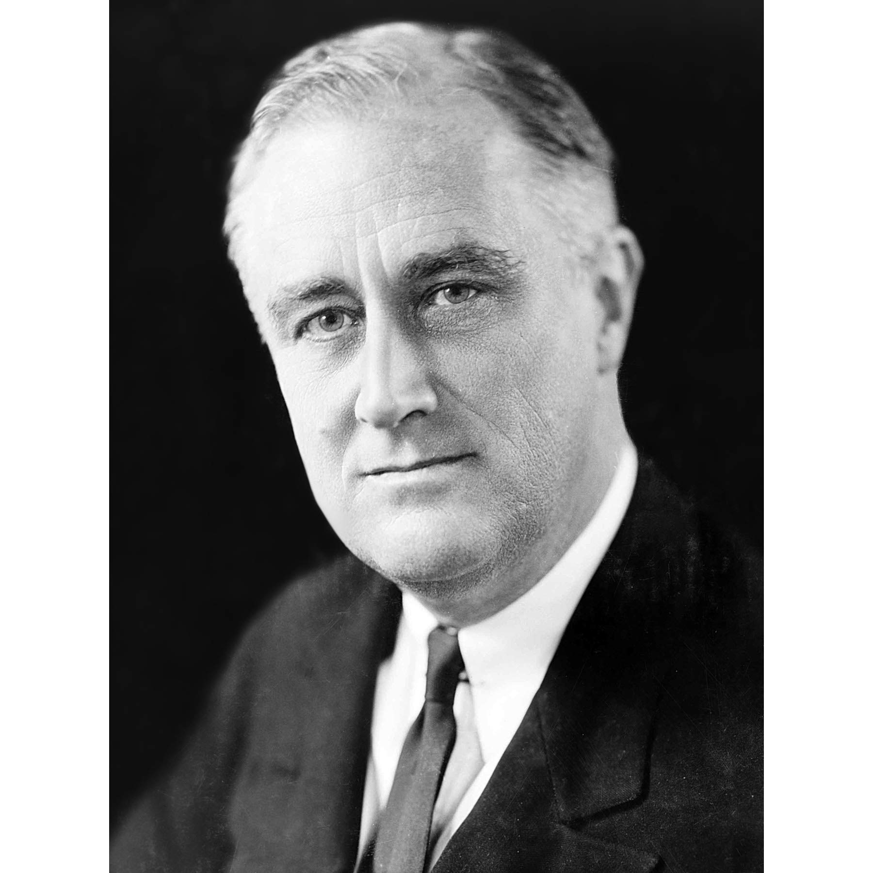 Portrait President FDR Franklin Roosevelt Old Photo Large Wall Art Poster Print Thick Paper 18X24 Inch