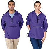 Charles River Apparel womens Pack-n-go Windbreaker Pullover Hooded Jacket