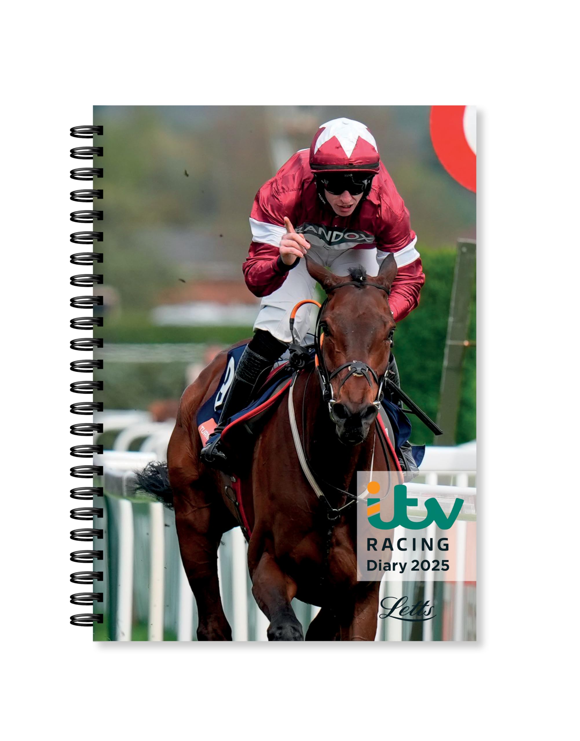 Letts of London ITV Racing A5 week to view diary 2025