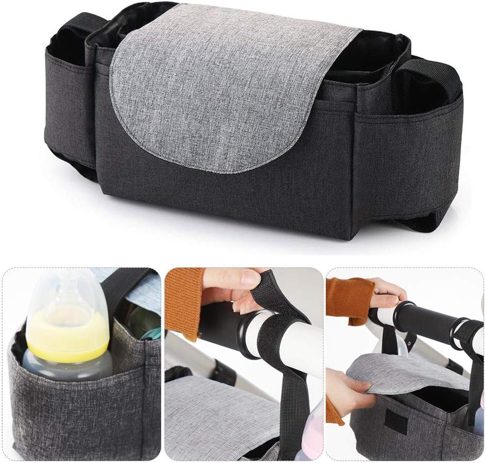 Finevips Universal Baby Pram Buggy Organiser Pushchair Stroller Storage