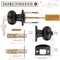 Probrico Keyed Entry Door Lock, Keyed Alike Door