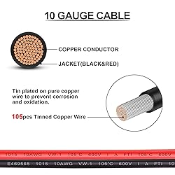 10 Gauge Fuse Holder - 10 AWG Inline Heavy Duty