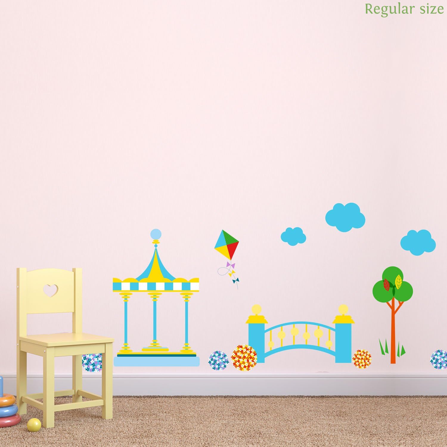 in The Night Garden Bridge Scene Wall Sticker Pack (Regular Size) | Official in The Night Garden Wall Sticker