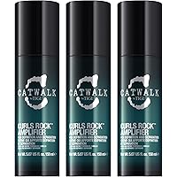 Catwalk by TIGI Curls Rock Amplifier - Premium Curly Hair Cream - For Curl Hold & Frizz Protection - For Wavy & Curly Hair -