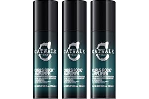 Catwalk by TIGI Curls Rock Amplifier - Premium Curly Hair Cream - For Curl Hold & Frizz Protection - For Wavy & Curly Hair - 