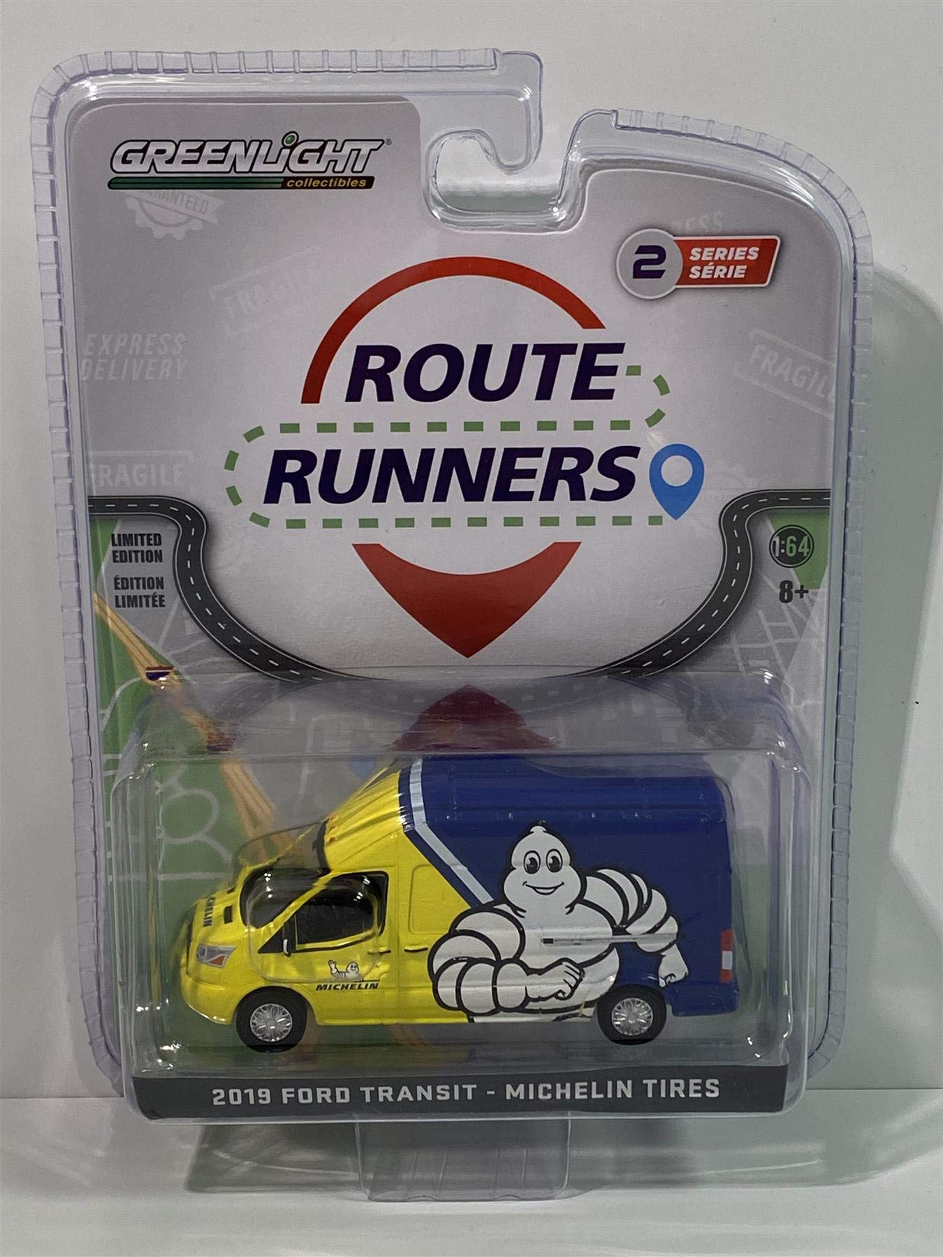 2019 Ford Transit Michelin Tyres 1:64 Scale Greenlight 53020
