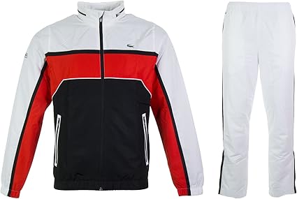 lacoste sport tennis colorblock tracksuit