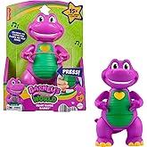 Barney’s World Musical Toy Heart Hands Barney Figure, 5.7 Inches Tall with Lights & Phrases for Kids Ages 2+ Years