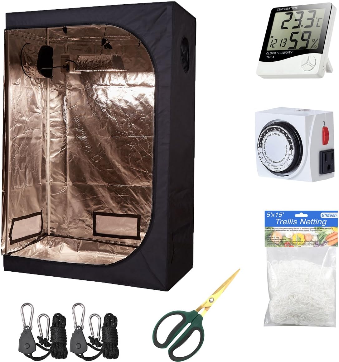 Hydro Plus Grow Tent Kit LED Grow Lights 100W Full Spectrum Led Small Growing Light for Hydroponics Indoor Plants Growing(Sunlike LED Light 100W)