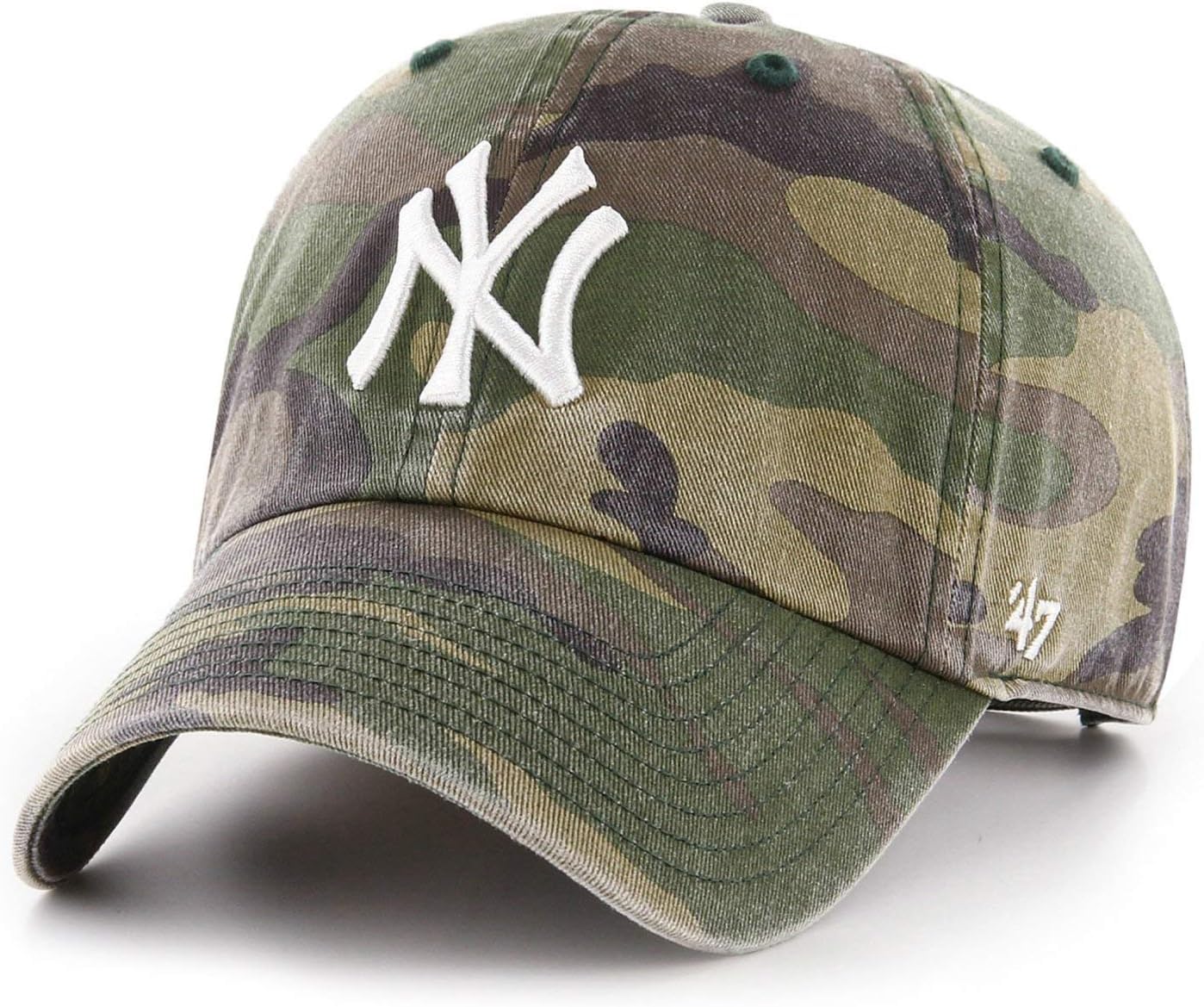 Photo 1 of '47 MLB Unisex-Adult Camo Clean Up Adjustable Hat Cap One Size (US, Alpha, One Size, New York Yankees)