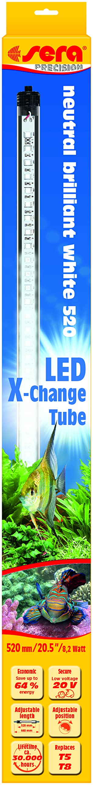 sera LED Neutral Brilliant White 520 mm / 8.2 W, Black, 520 mm / 765 lm / 8.2 W