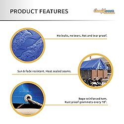 COMFITWEAR Standard Tarp Cover Reinforced Grommet