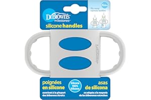 Dr. Brown's Milestones Silicone Handles for Standard Narrow Bottles Grey