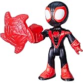 Marvel Spidey and His Super Friends - Miles "Spin" Morales Action Figure 3 Inch Articulated - With Removable Mesh Accessory - Serial Design - Toy from 3 Years