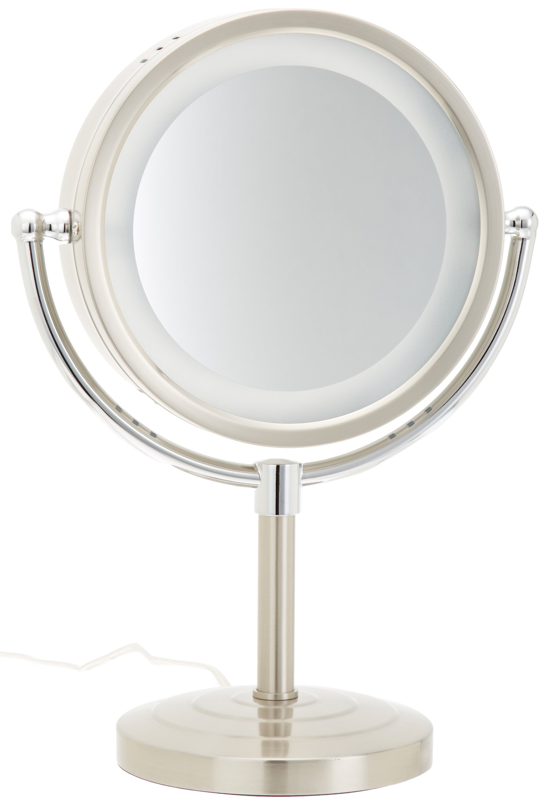 Jerdon HL745CO 8.5Inch Halo Lighted Vanity Mirror with 5x