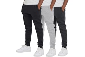 Ultra Performance 3 Pack Boys Sweatpants Kids Clothes Active Soft Fleece Joggers for Boys Size 4-20