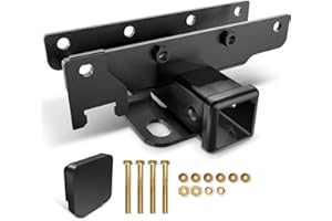 EYOUHZ Trailer Hitch Receiver for Jeep Wrangler JL Accessories with Cover Compatible with 2018 2019 2020 2021 2022 2023 2024 