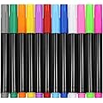 Unicelucky 12-Color Markers for LED Note Board with Colors, Compatible with Reusable Doodle Book, Light-Up Acrylic Message Bo