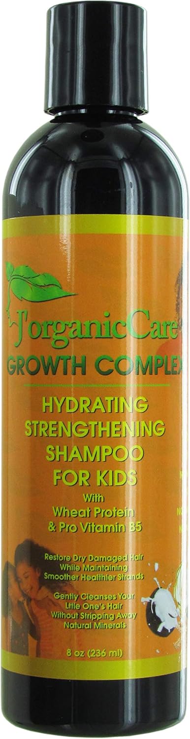J'Organic Solutions Hydrating Shampoo(for Kids) with Wheat Protein, Pro Vitamin B5 & More