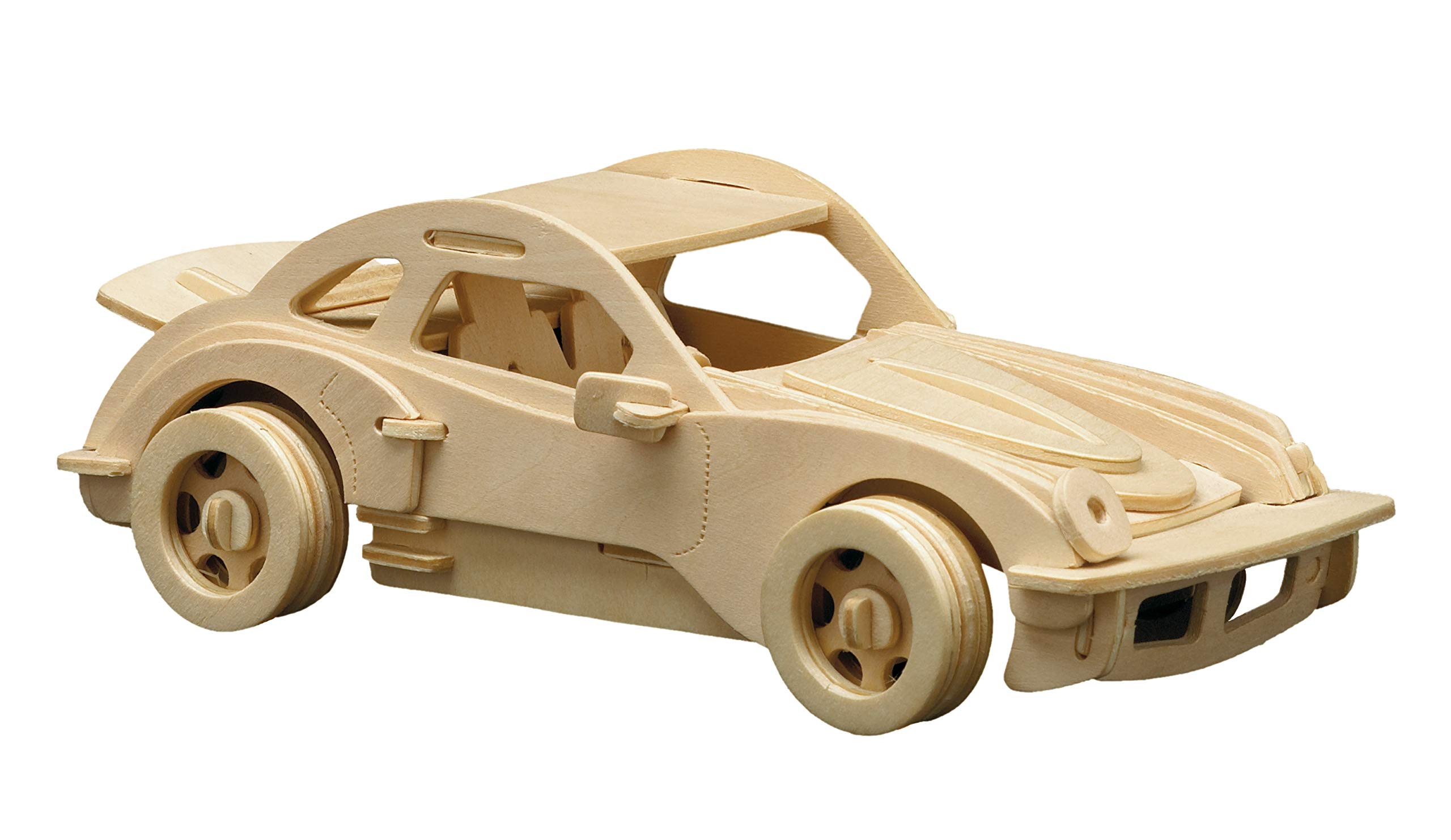 Donau Elektronik M865-4 Wood Design German Sports Car, Multicolour