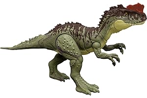 Mattel Jurassic World Dominion Massive Action Yangchuanosaurus Dinosaur Action Figure Toy with Attack Motion, Plus Downloadable App & AR