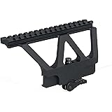 Tacksport Red Dot Scope Mount Picatinny Weaver Scope Mount for Red Dot Sight Black