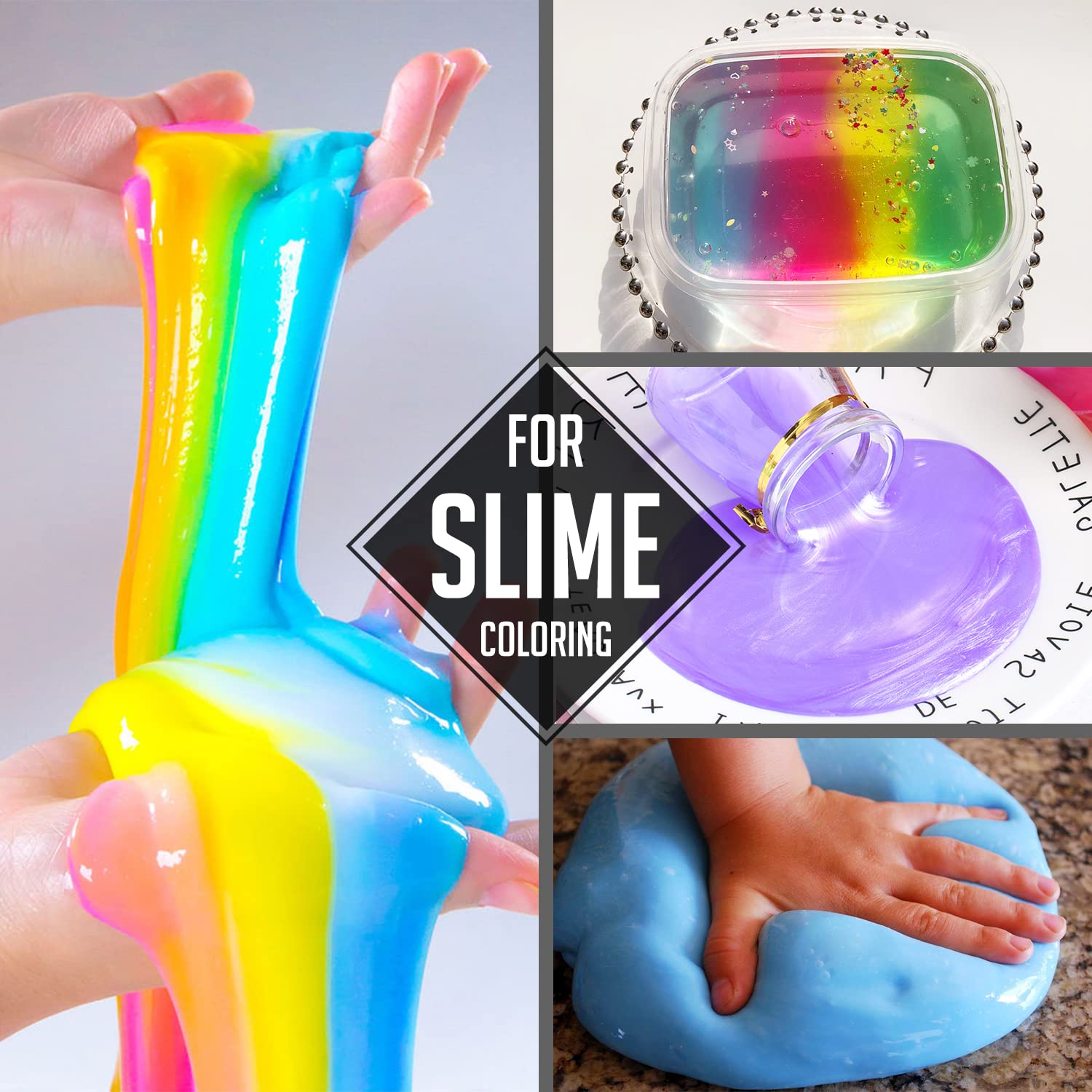 Soap Dye - 24 Color Food Grade Skin Safe Coloring for Bath Bomb and DIY Making Supplies - Liquid Concentrated Colorant Kit for Handmade Soaps and Crafts