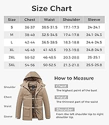 wantdo Men's Winter Coats Thicken Military Parka