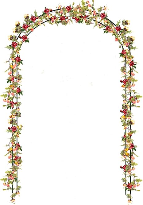 Buyi-World Arco para Trepadoras Arco de Jardín/Bodas/Fiestas para ...