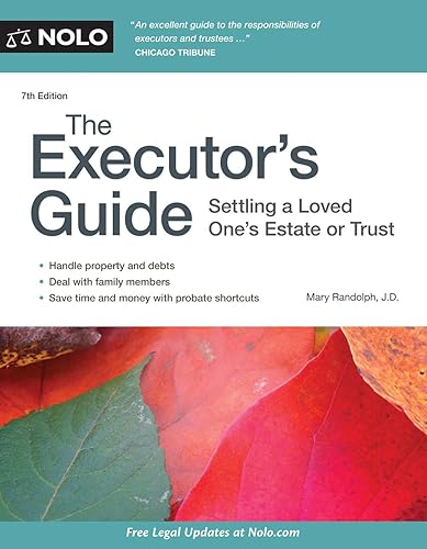 Download The Executor's Guide: Settling a Loved One's Estate or Trust PDF