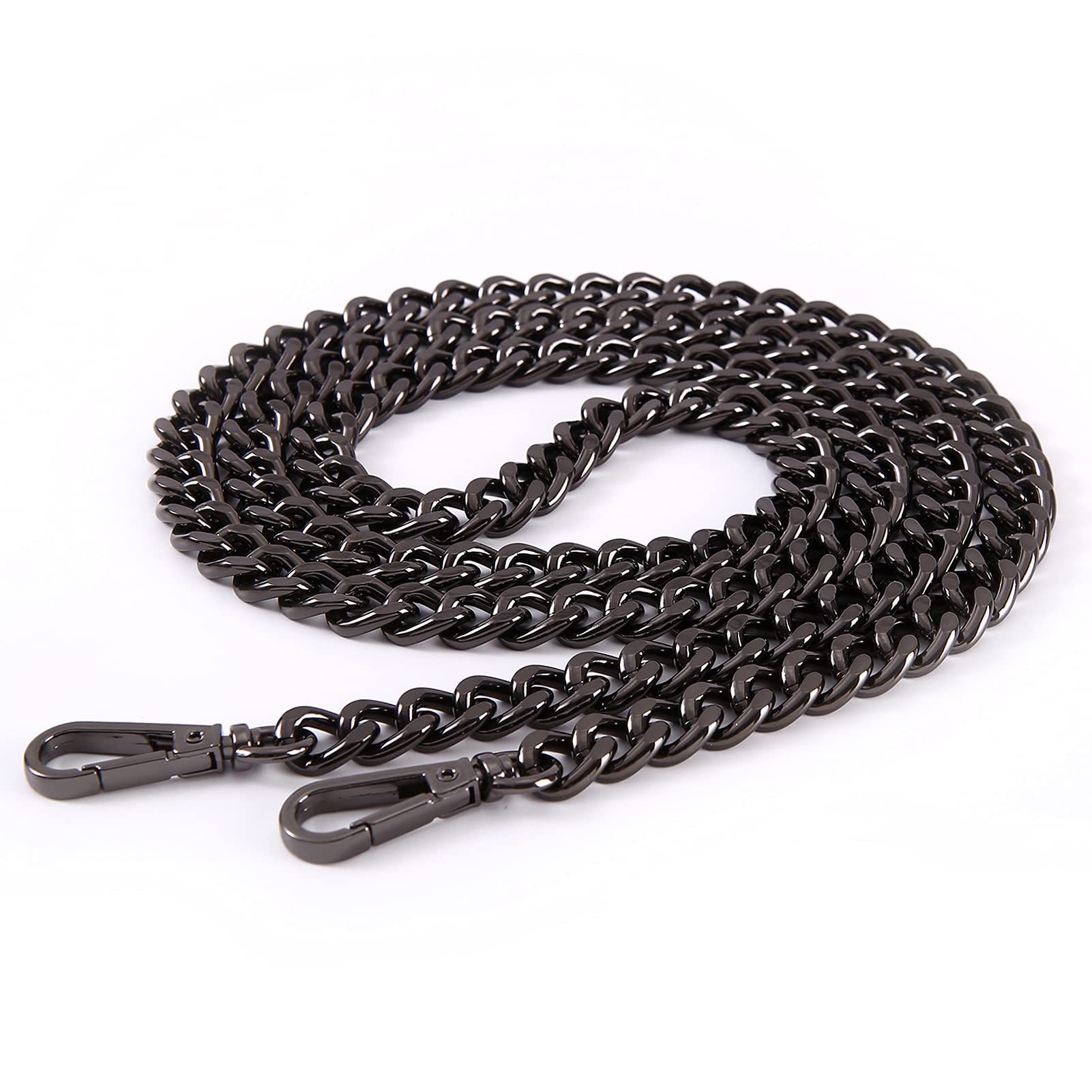 120cm Metal Crossbody Purse Chain Strap Replacement for Bag Handbag (Black) โ image 1