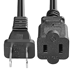 US AC Power Extension Cable Cord SPT-2 16AWG/2C