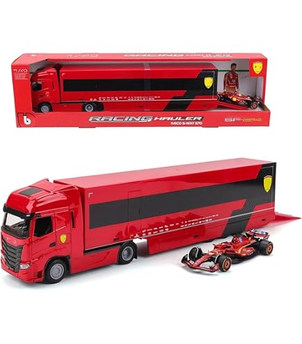 MINI GT - Mercedes-Benz Actros w/Racing Transporter 2023 | Amazon